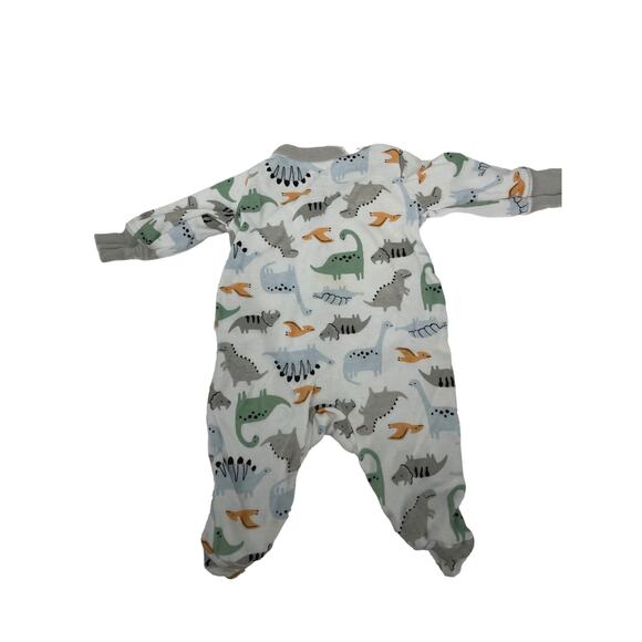Carter's Cloud Island Bundle Lot of 3 Footed One Piece Pajamas Newborn Baby - Picture 10 of 10